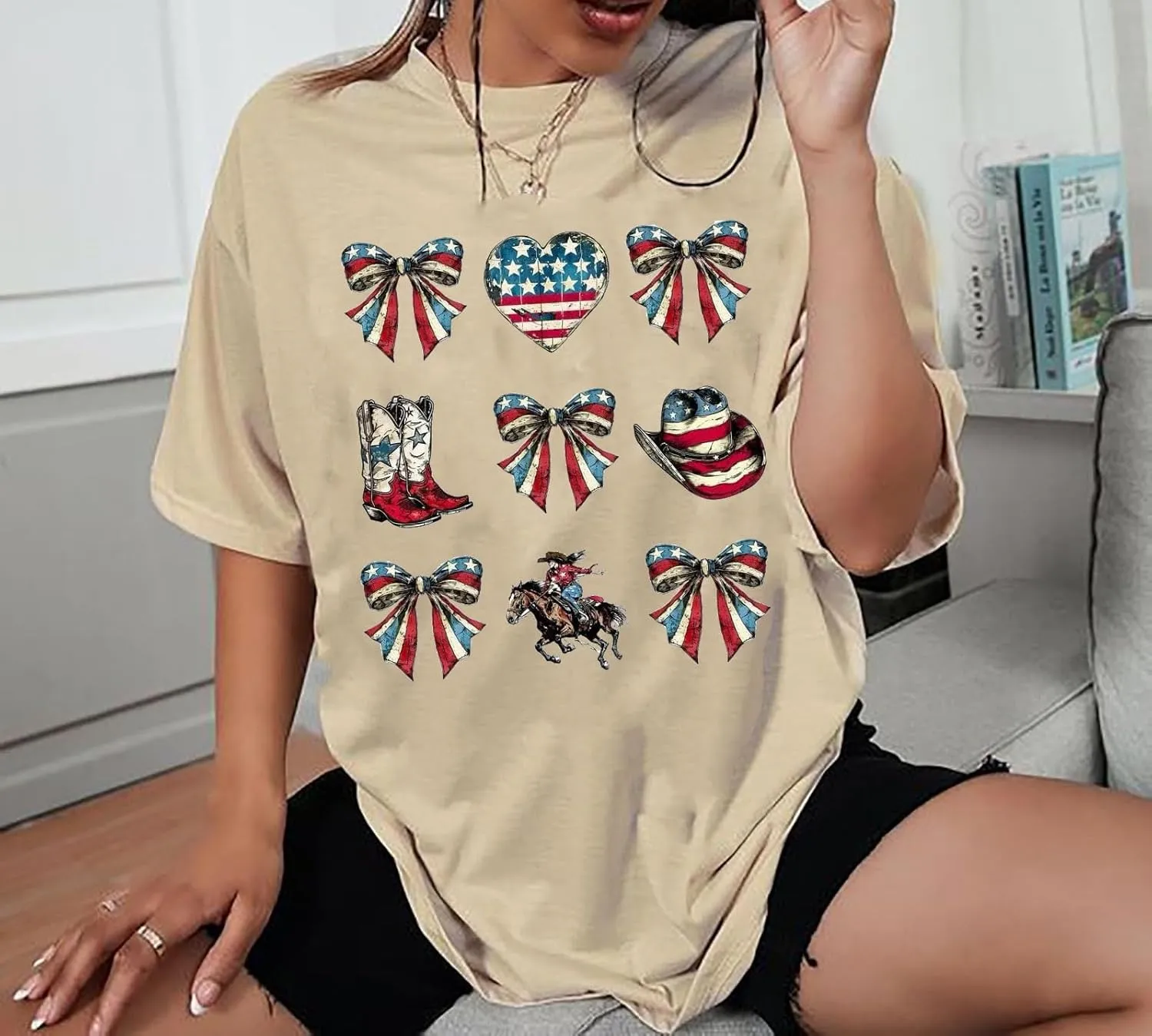 Wildflowers Oversized T-Shirt Women Oversized Floral T Shirts Flower Plant Shirts Summer Plant T-Shirt