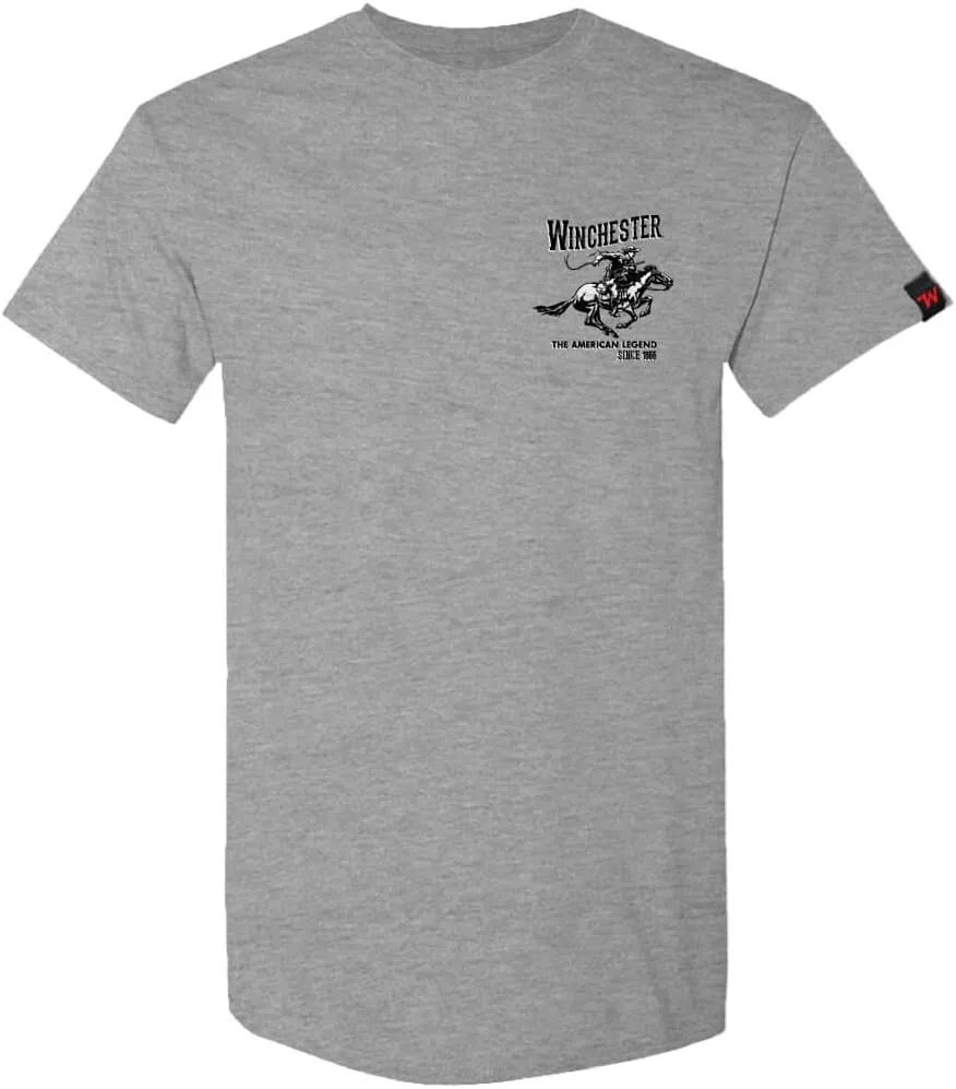 Winchester Official Vintage Horse and Rider Graphic T-Shirts for Men