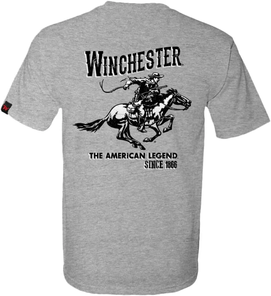 Winchester Official Vintage Horse and Rider Graphic T-Shirts for Men