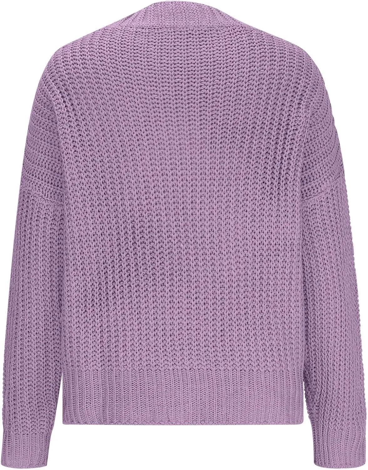 Women's 2024 Fashion Chunky Knit Cardigans Open Front Long Sleeve Sweaters Outerwear Lightweight Soft Shrugs Tops