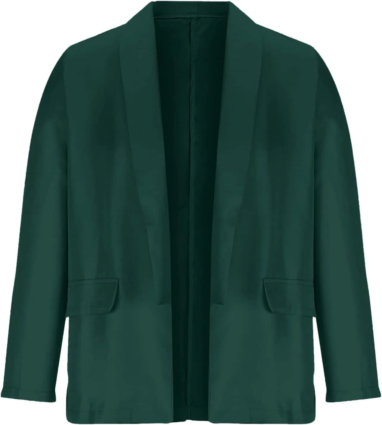 Womens Business Blazers Dressy Loose Lightweight Open Front Cardigan Jackets Long Sleeve Formal Work Suits with Pocket
