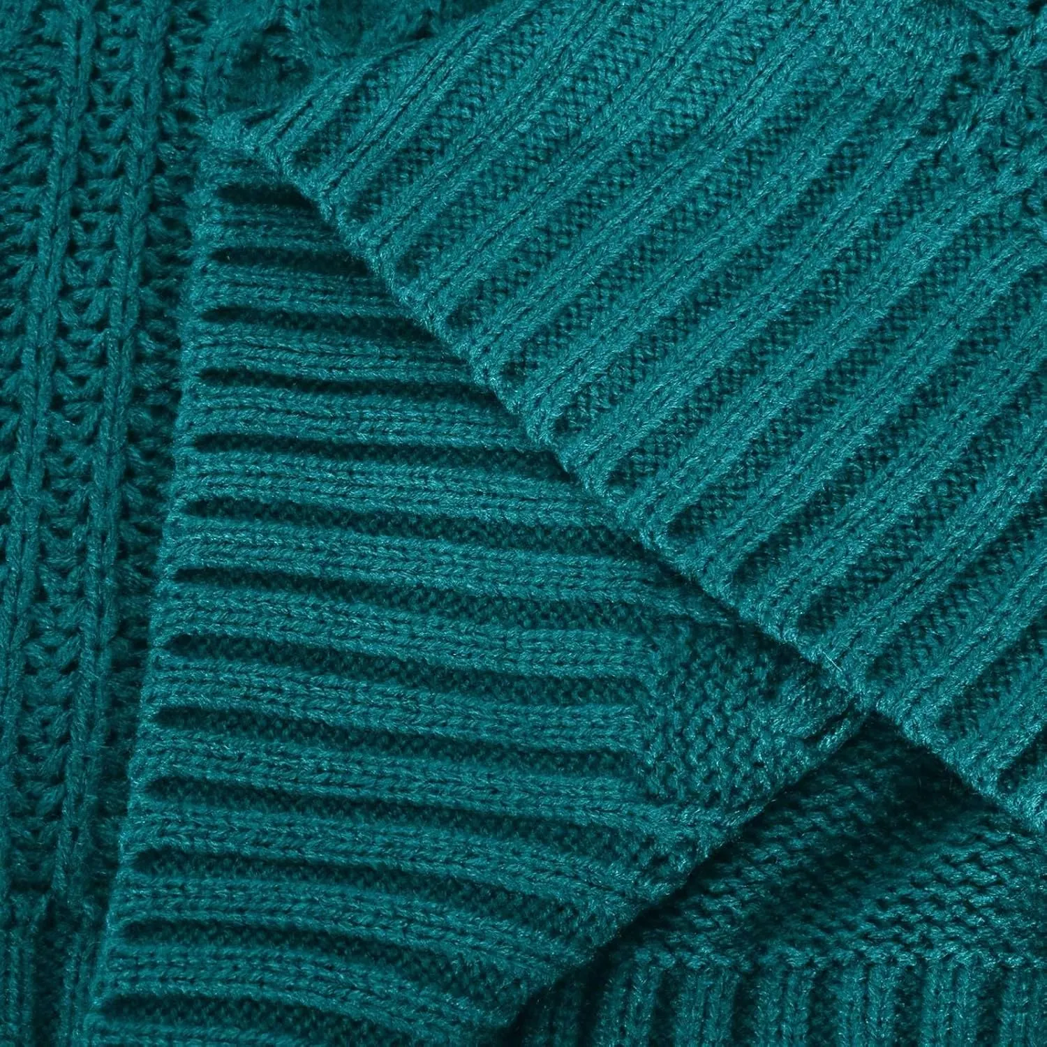 Women's Cable Knit Sweater Casual Oversized Chunky Knitted Fall Sweaters for Women 2024 Pullover