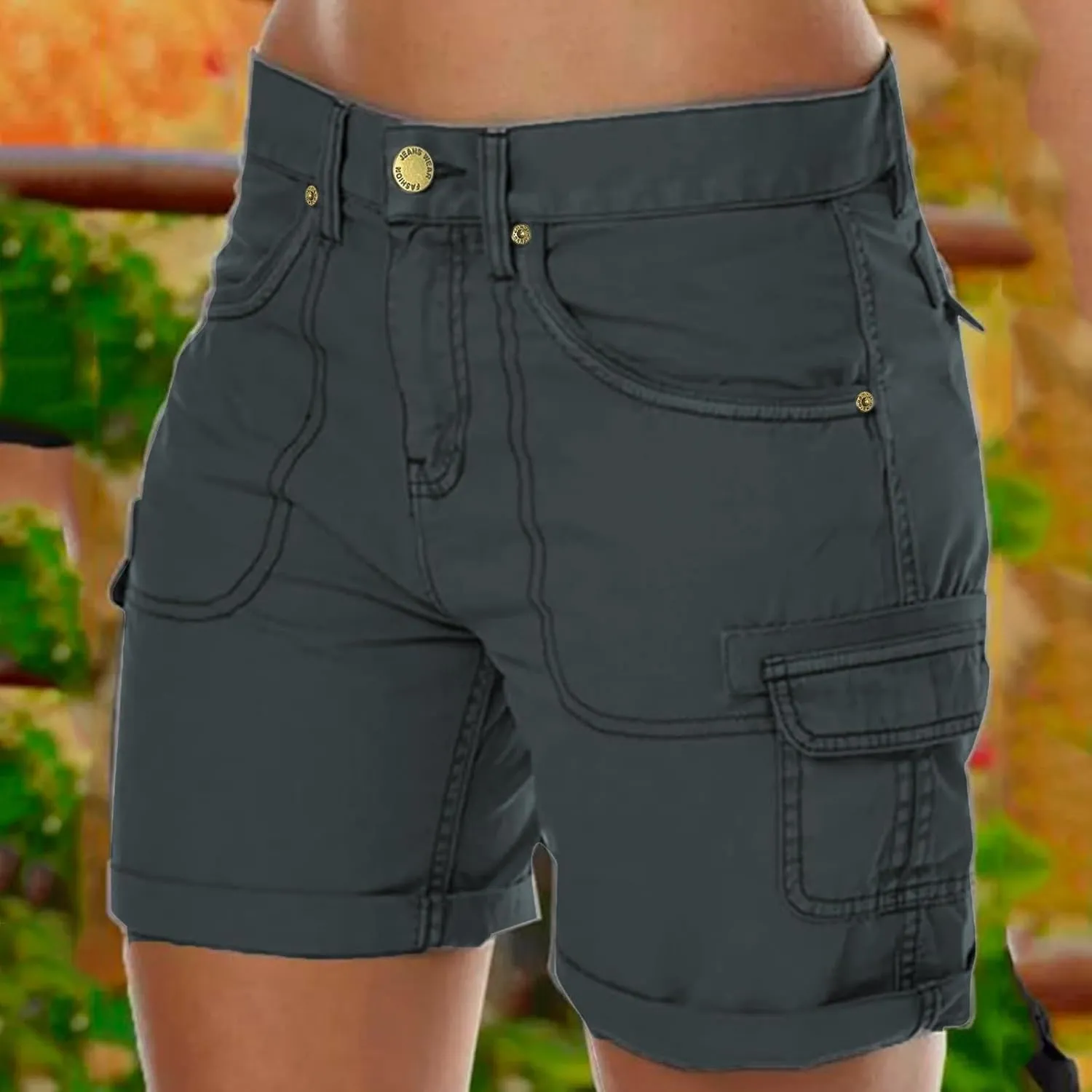 Women's Cargo Shorts Casual Summer High Waisted Casual Shorts for Women Trendy Summer Hiking Shorts Outdoor Outfits