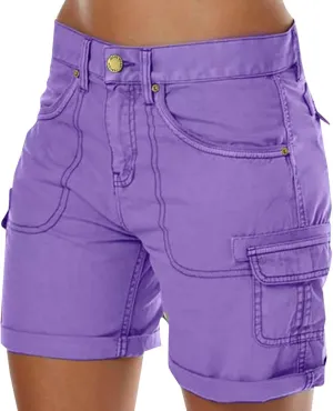 Women's Cargo Shorts Casual Summer High Waisted Casual Shorts for Women Trendy Summer Hiking Shorts Outdoor Outfits