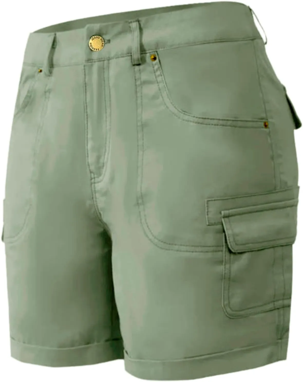 Women's Cargo Shorts Casual Summer High Waisted Casual Shorts for Women Trendy Summer Hiking Shorts Outdoor Outfits