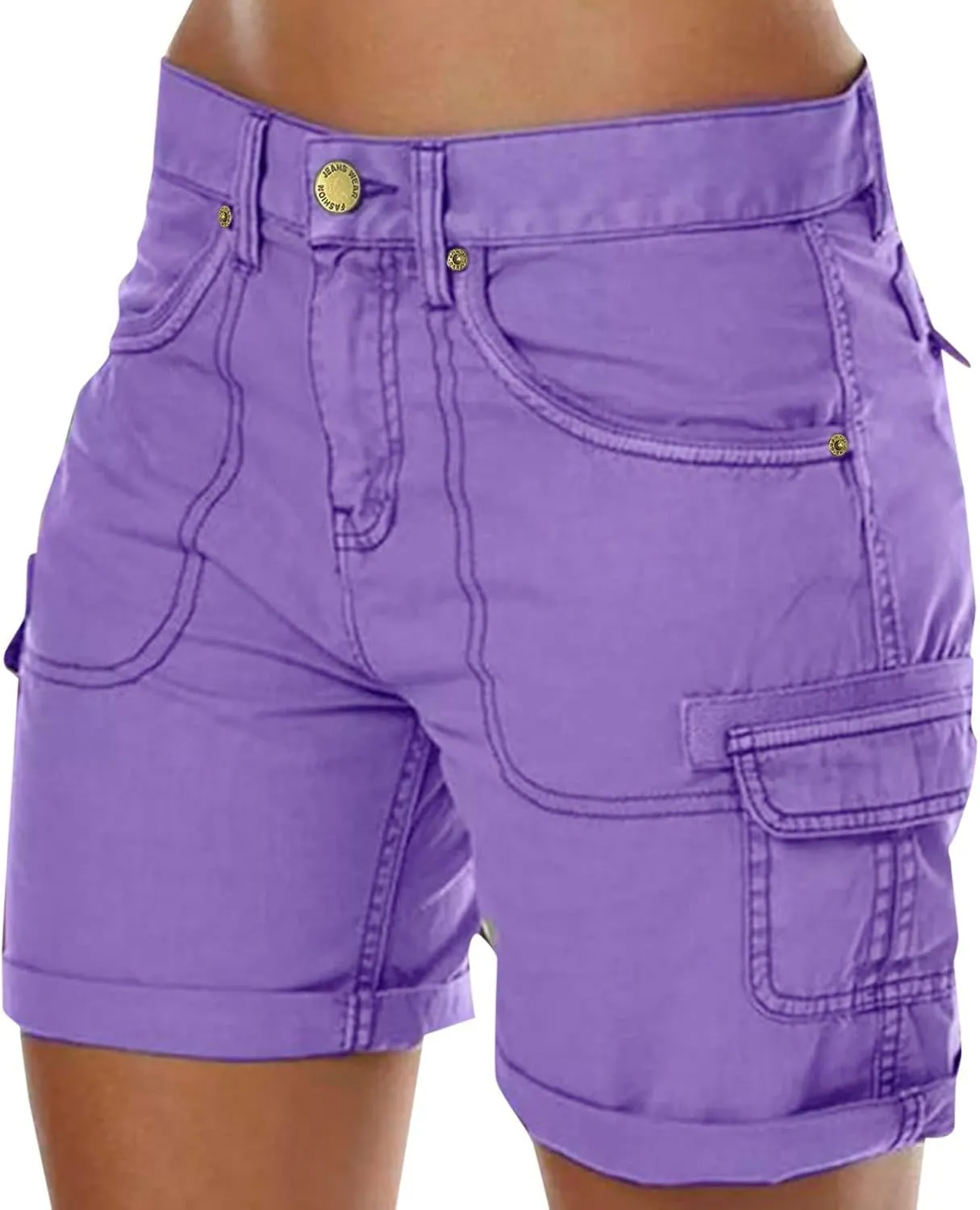 Women's Cargo Shorts Casual Summer High Waisted Casual Shorts for Women Trendy Summer Hiking Shorts Outdoor Outfits