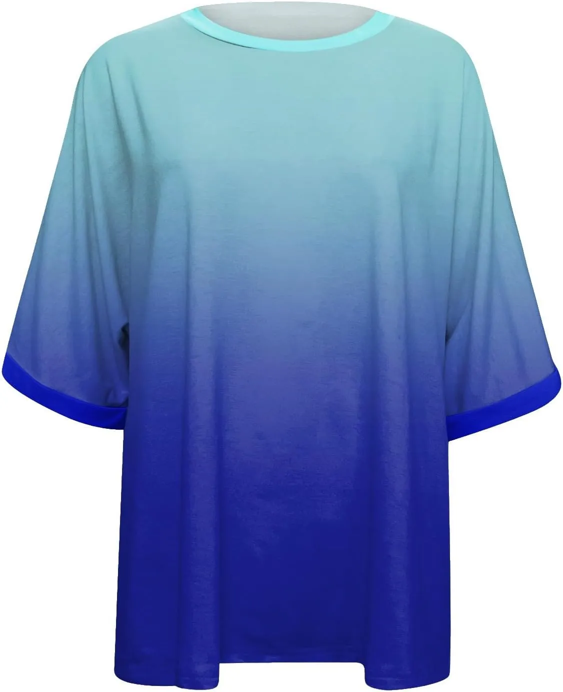 Women's Oversized T Shirts Short Sleeve Crewneck Summer Tops Casual Loose Fit Basic Tee Shirts