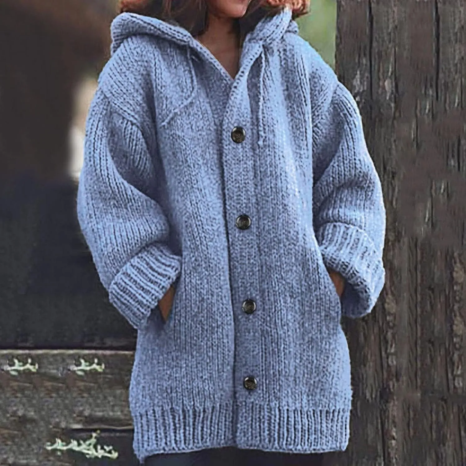 Womens Plus Size Sweaters Cardigan Cable Knit Chunky Sweaters Cardigans Fall Open Front Cardigan Sweaters Outerwears