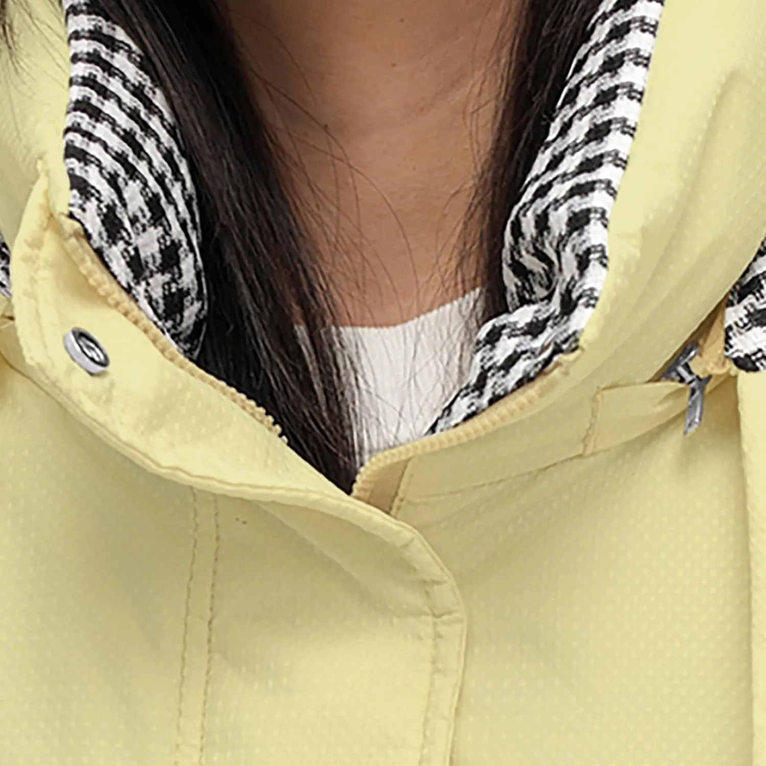 Womens Quilted Hooded Down Jacket Midium Length Plus Size Lightweight Puffer Coat Winter Warm Outfit with Pockets
