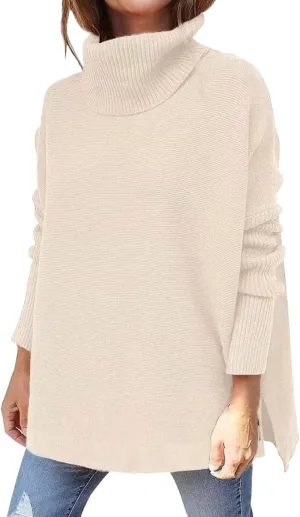 Womens Sleeve Loose Shoulder The Casual Off Pullover Long Knitted Sweater Women's Blouse Pullover Sweater Jacket