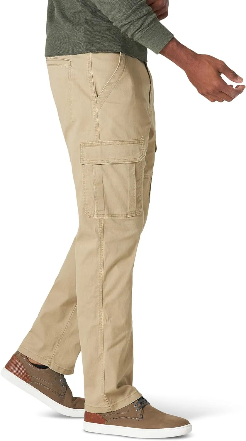 Wrangler Authentics Men's Relaxed Fit Stretch Cargo Pant