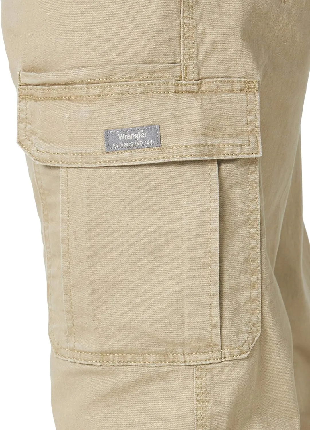 Wrangler Authentics Men's Relaxed Fit Stretch Cargo Pant