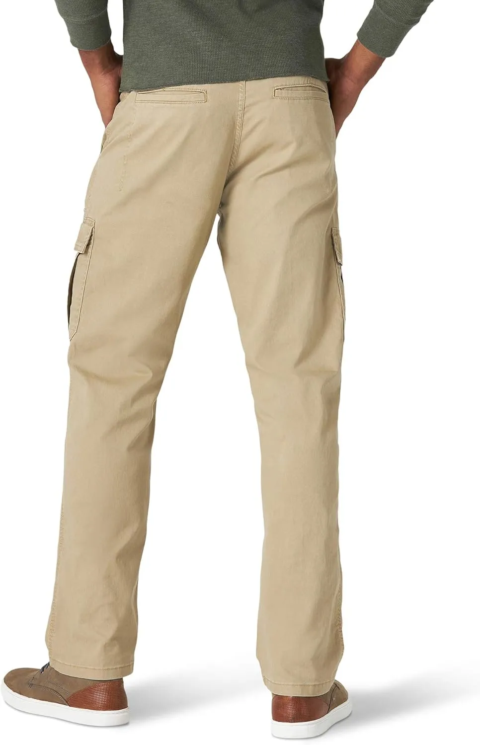Wrangler Authentics Men's Relaxed Fit Stretch Cargo Pant