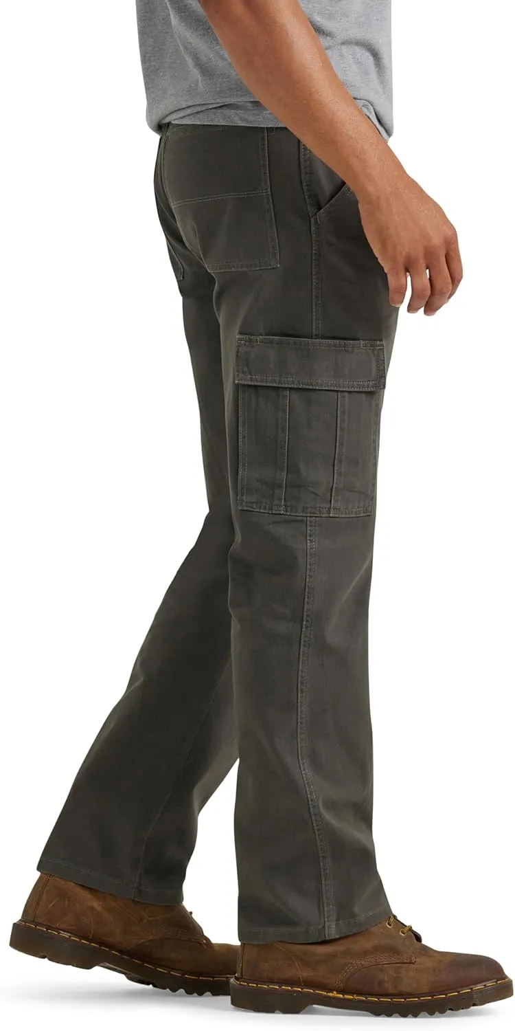 Wrangler Authentics Men's Twill Relaxed Fit Cargo Pant (Logan)