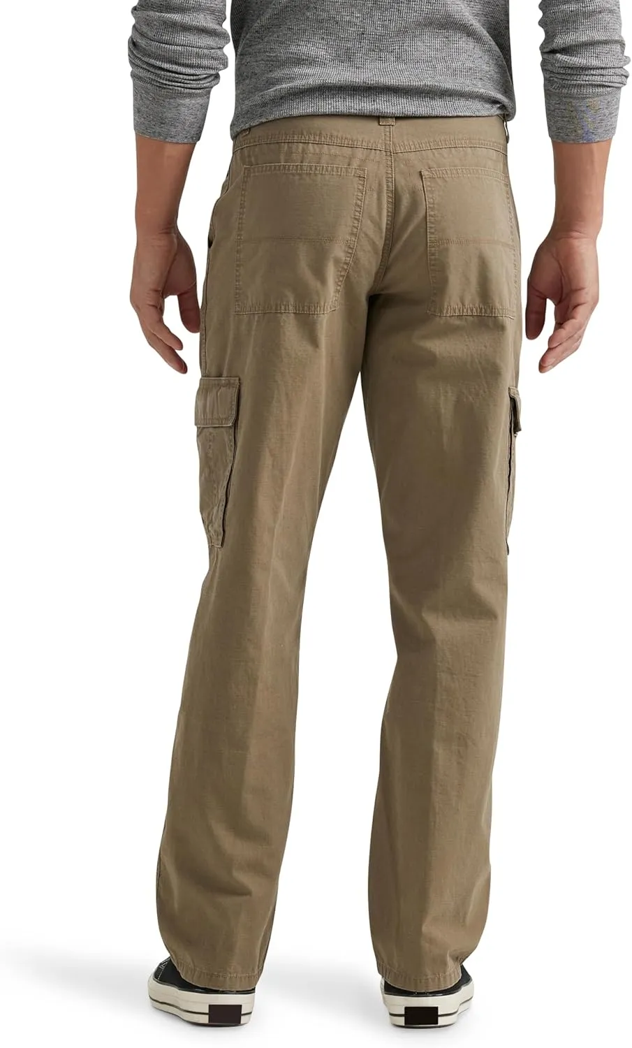 Wrangler Authentics Men's Twill Relaxed Fit Cargo Pant (Logan)