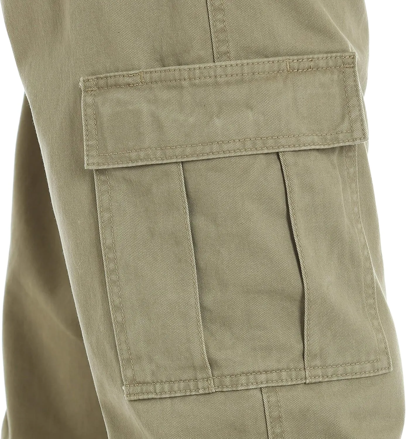 Wrangler Authentics Men's Twill Relaxed Fit Cargo Pant (Logan)