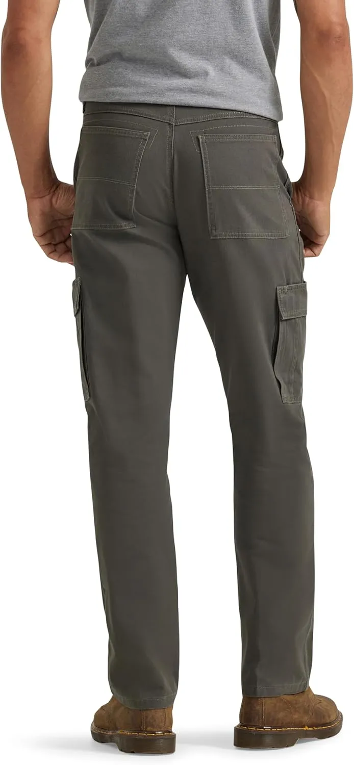 Wrangler Authentics Men's Twill Relaxed Fit Cargo Pant (Logan)