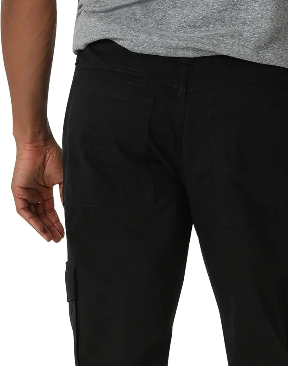 Wrangler Authentics Men's Twill Relaxed Fit Cargo Pant (Logan)